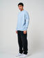 Nantes Long Sleeve Blue Knitted T Shirt