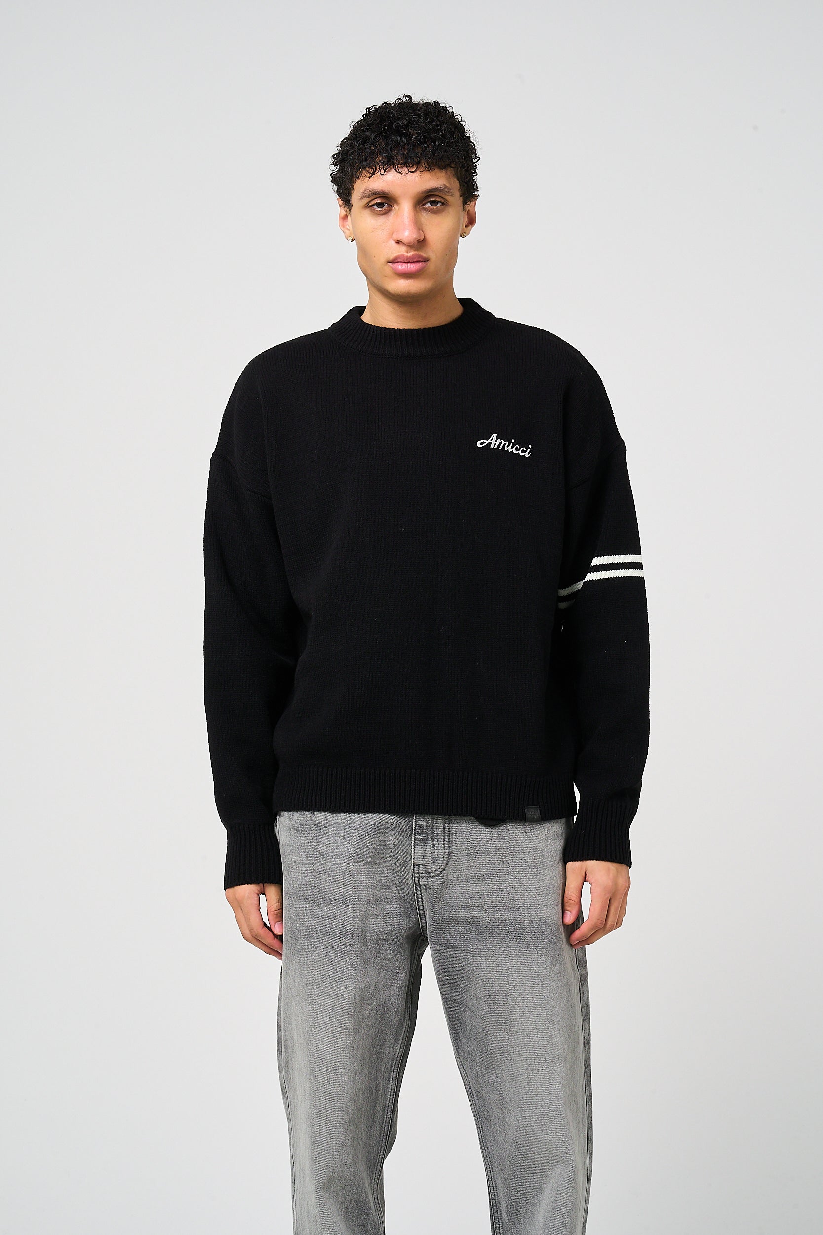 Nantes Long Sleeve Black T Shirt