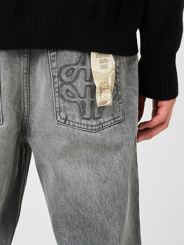 Lennox Grey Straight Jean