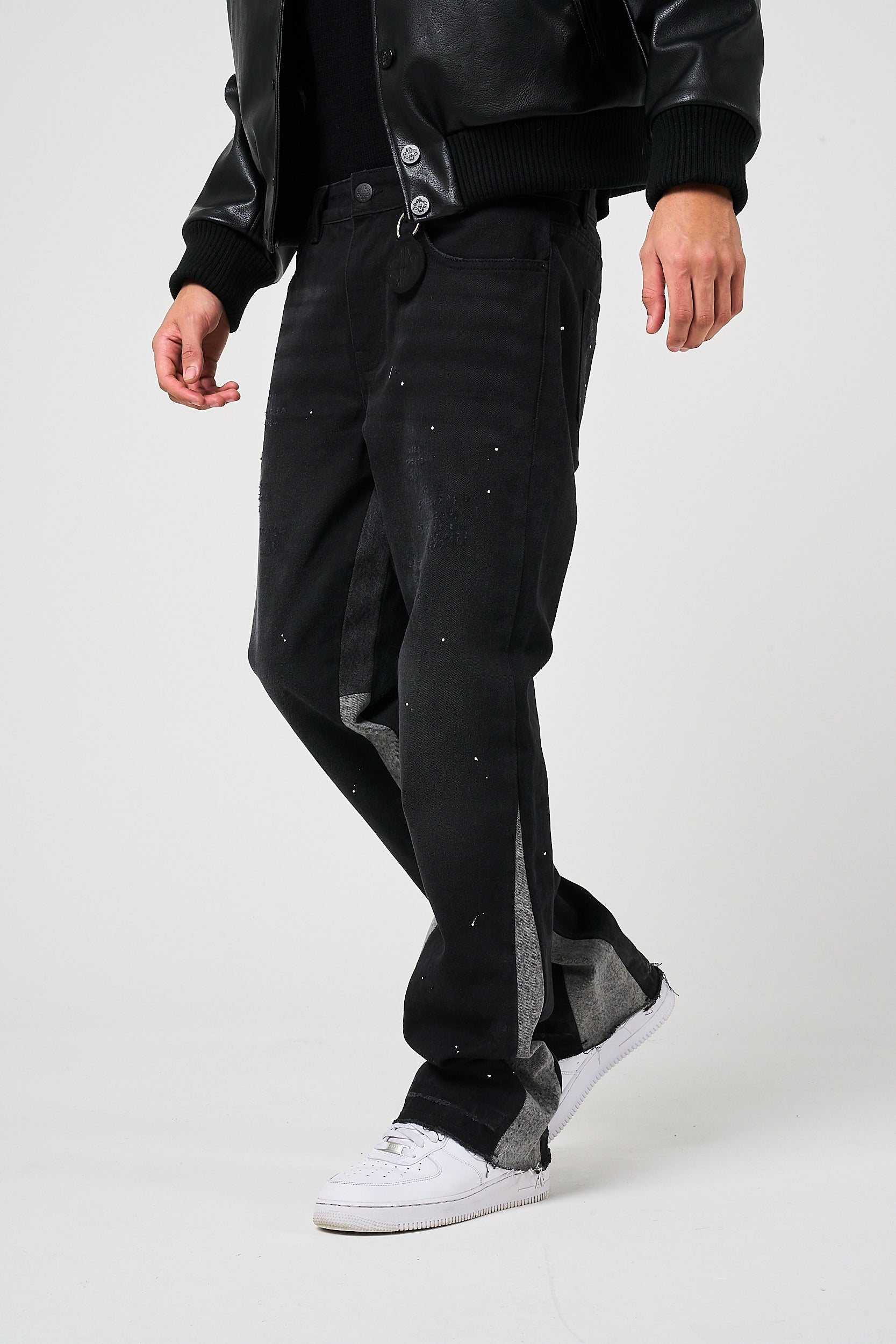 Maranello Black Flare Jean – Amicci
