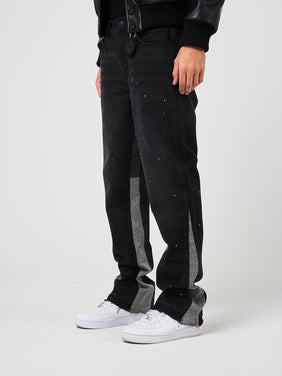 Maranello zwarte flared denim