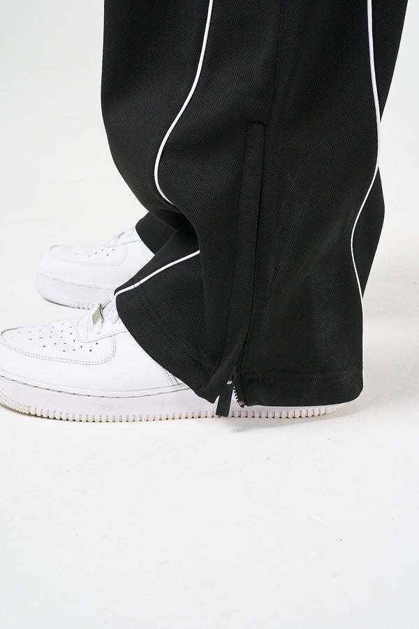 Bleecker zwarte joggingbroek met rits
