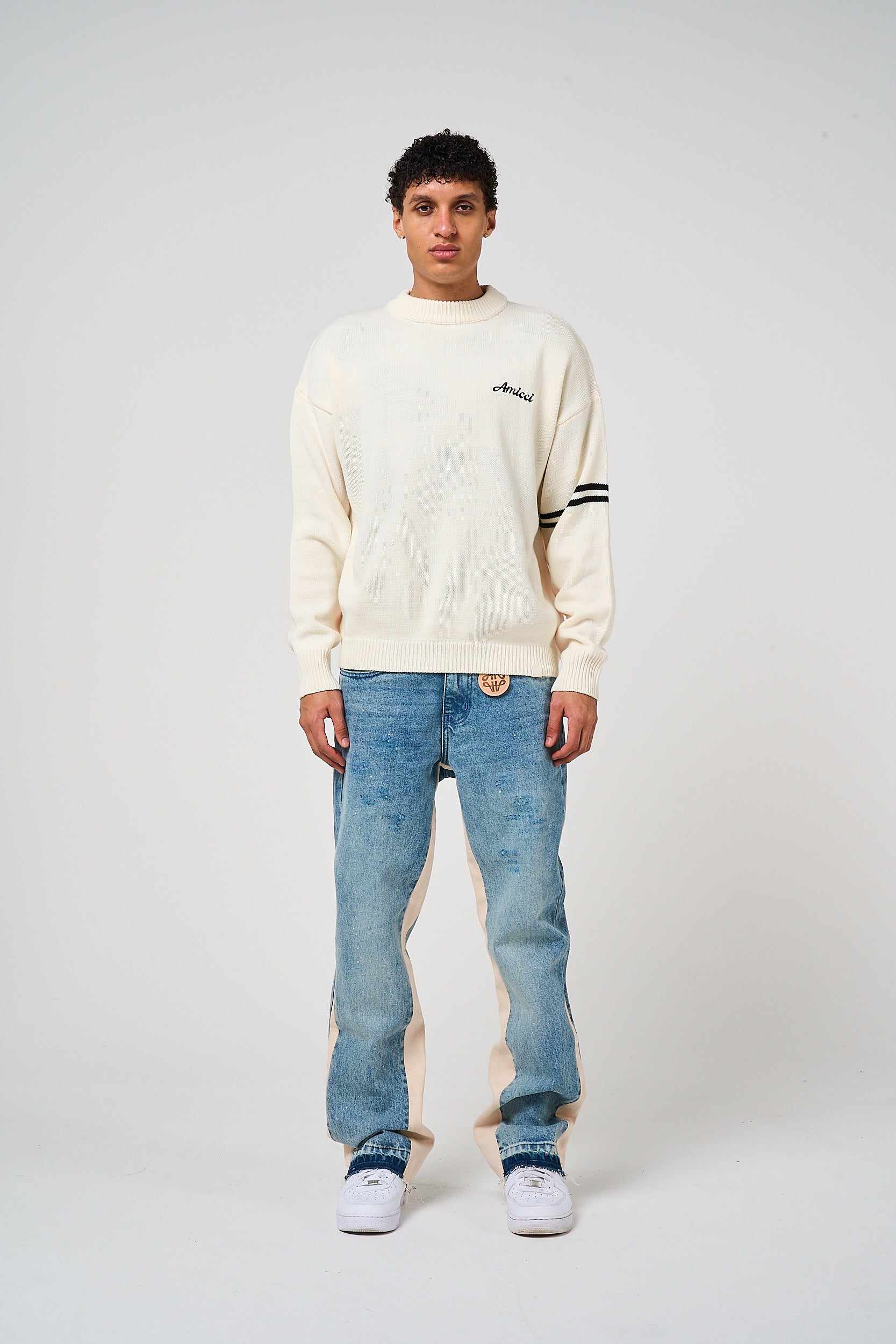 Maranello Grau Flare Denim