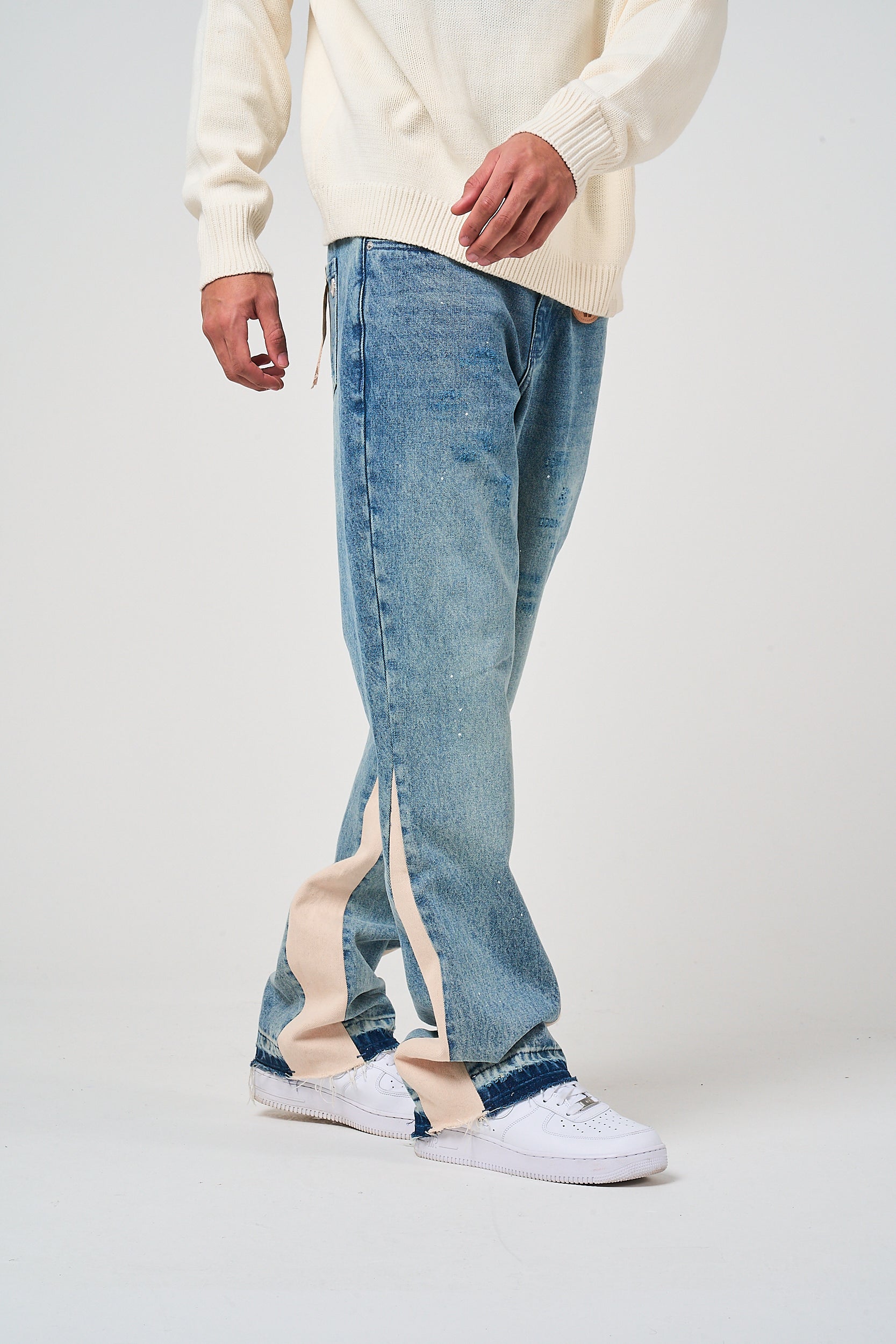 Maranello Grau Flare Denim