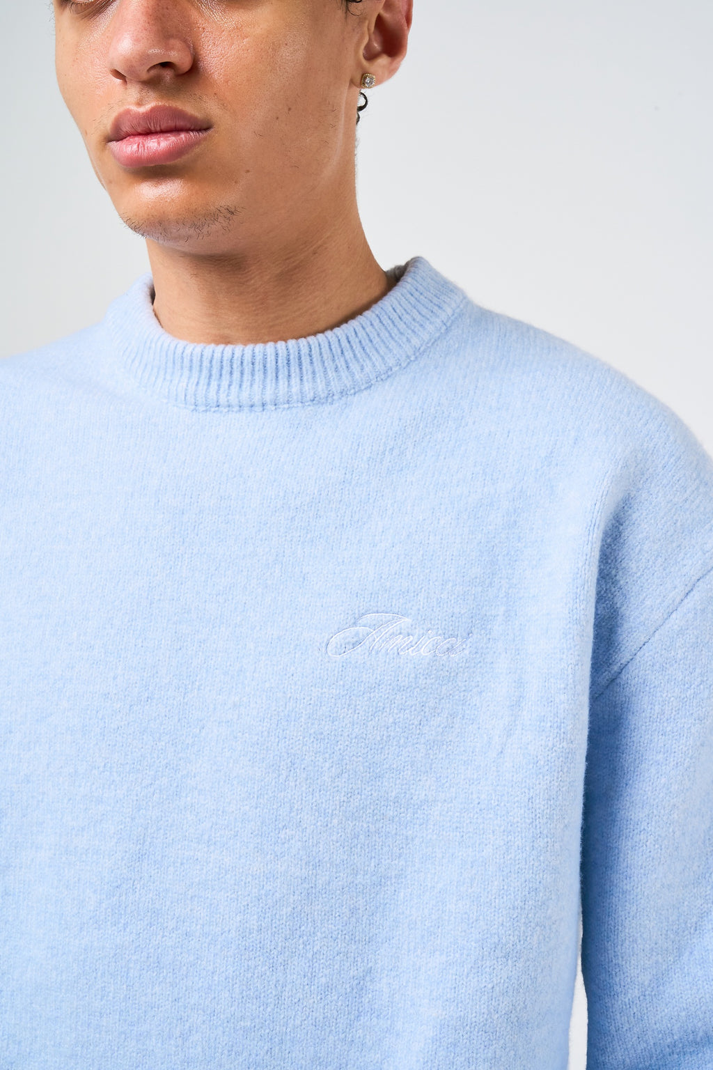 Dexter Blue Knitted Sweatshirt