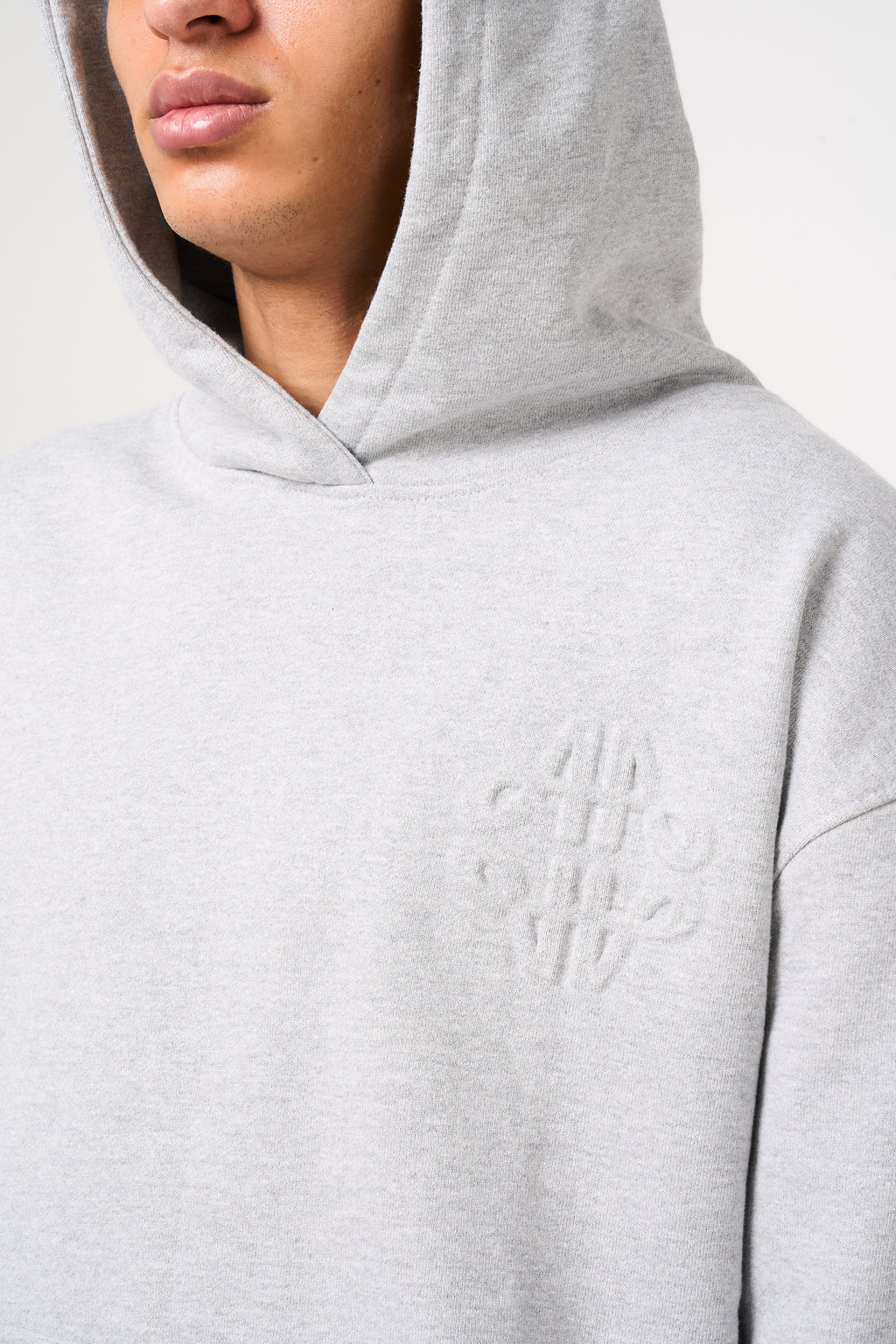 Reyes Emblem Logo Hoodie Grey