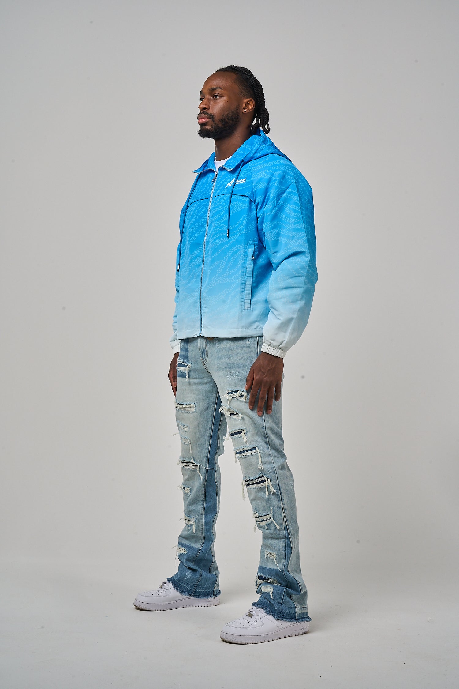 Luciano Windjacke Blau