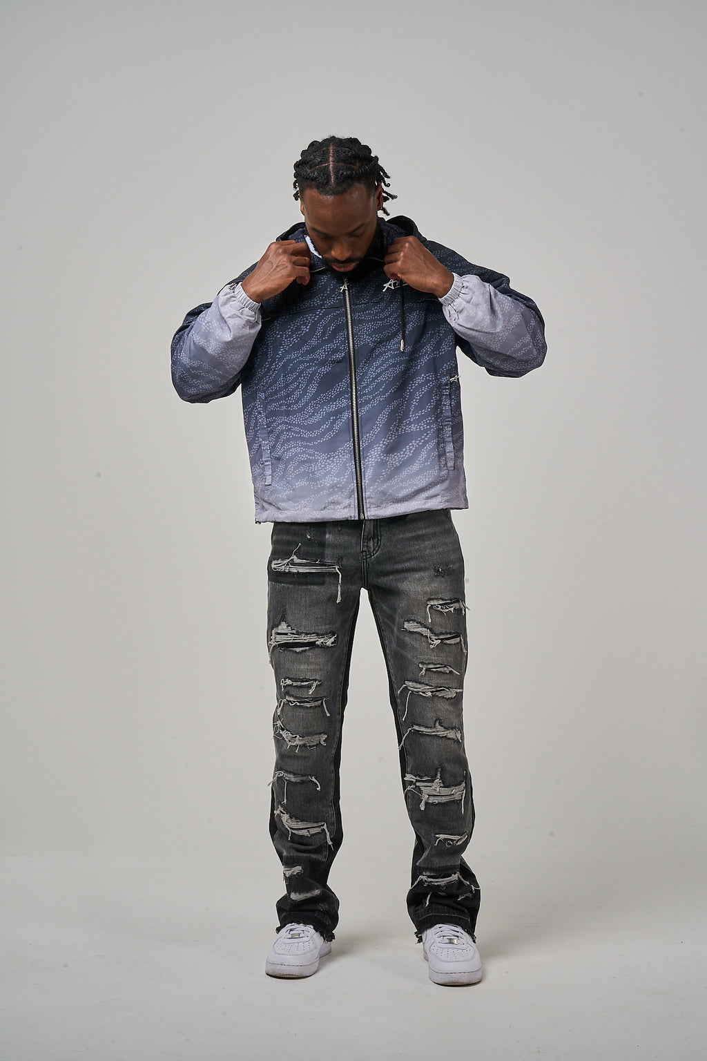 Luciano Windbreaker Black