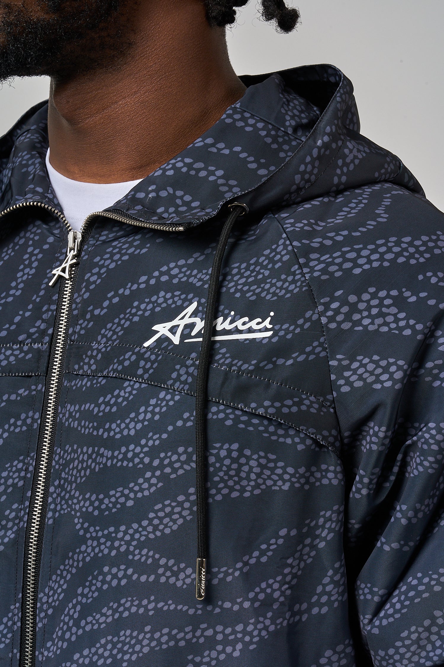 Veste coupe-vent Abacus, homme 3XL, noire résistante à l'eau, neuf avec Veste coupe-vent Abacus, homme 3XL, noire résistante à l'eau, neuf avec