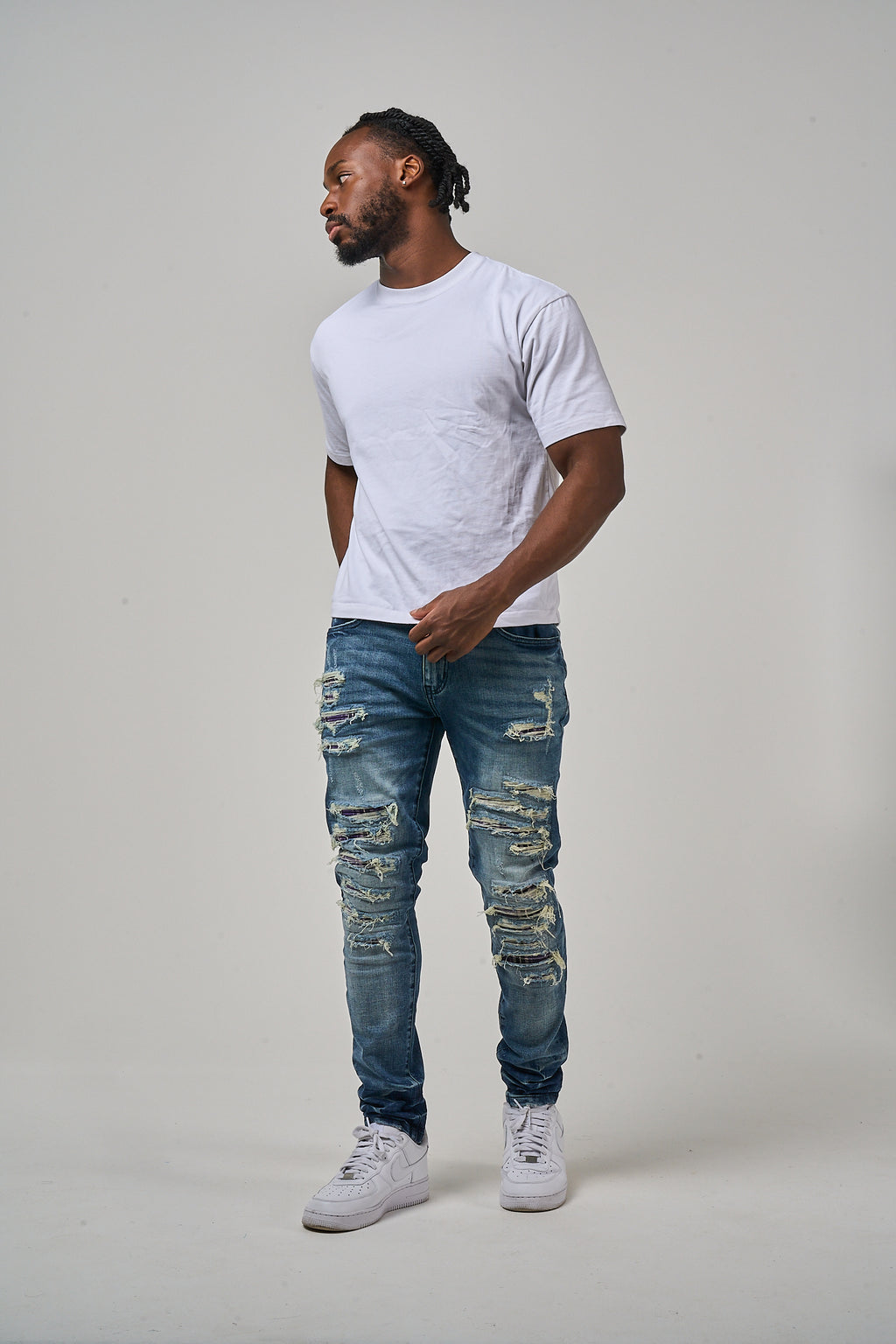 Belvedere Mid Blue Skinny Jeans