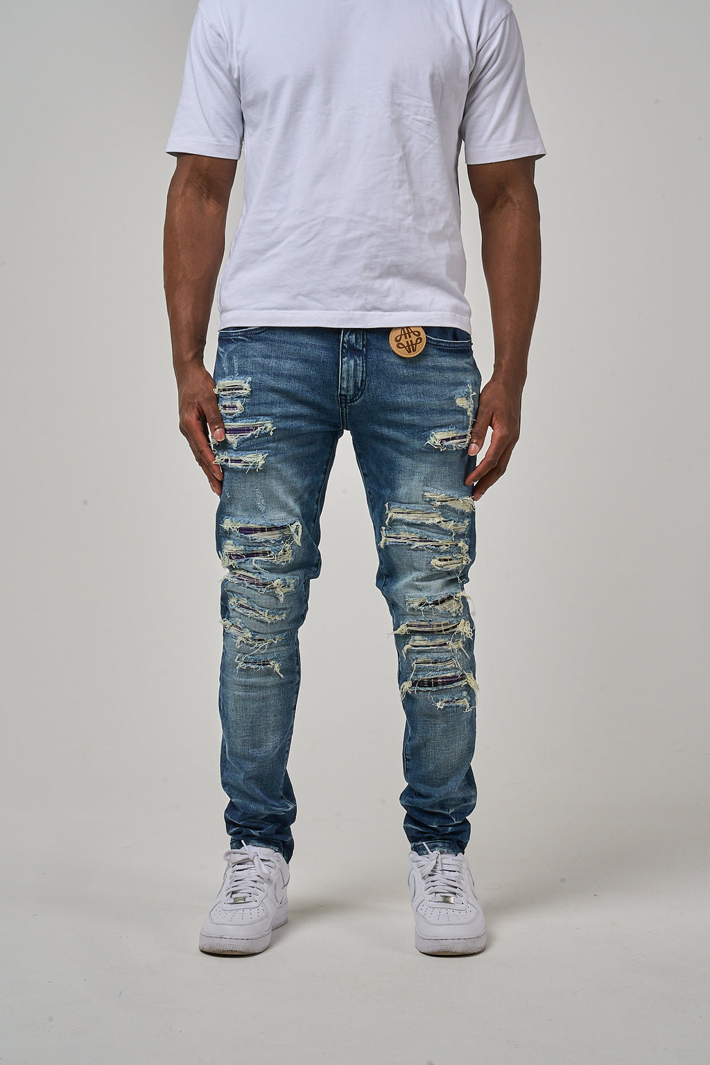 Belvedere Mid Blue Skinny Jeans