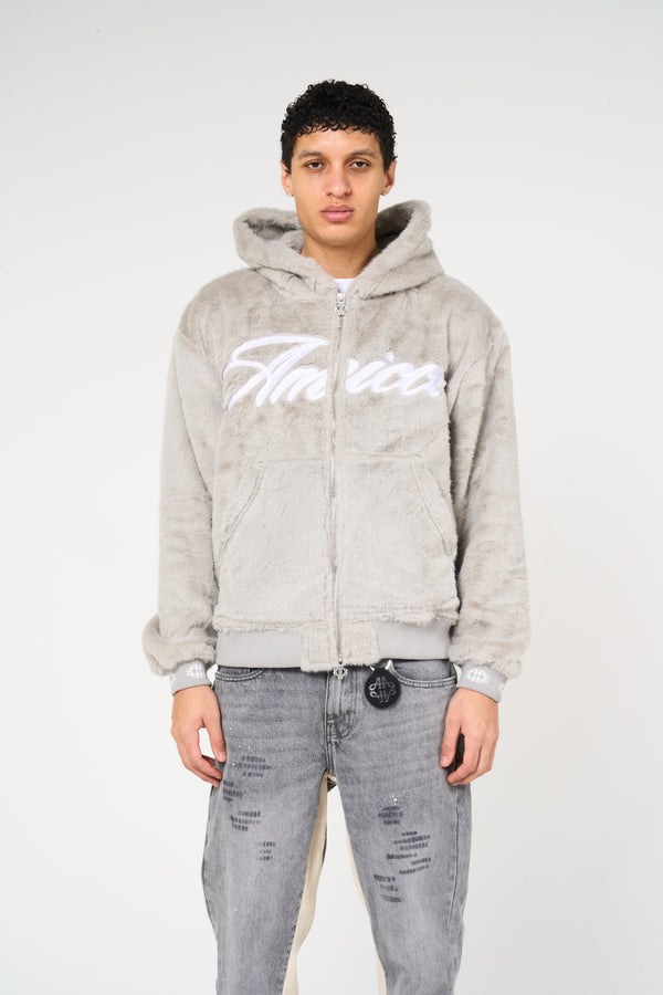 Oakley Grijze Bont Hoodie