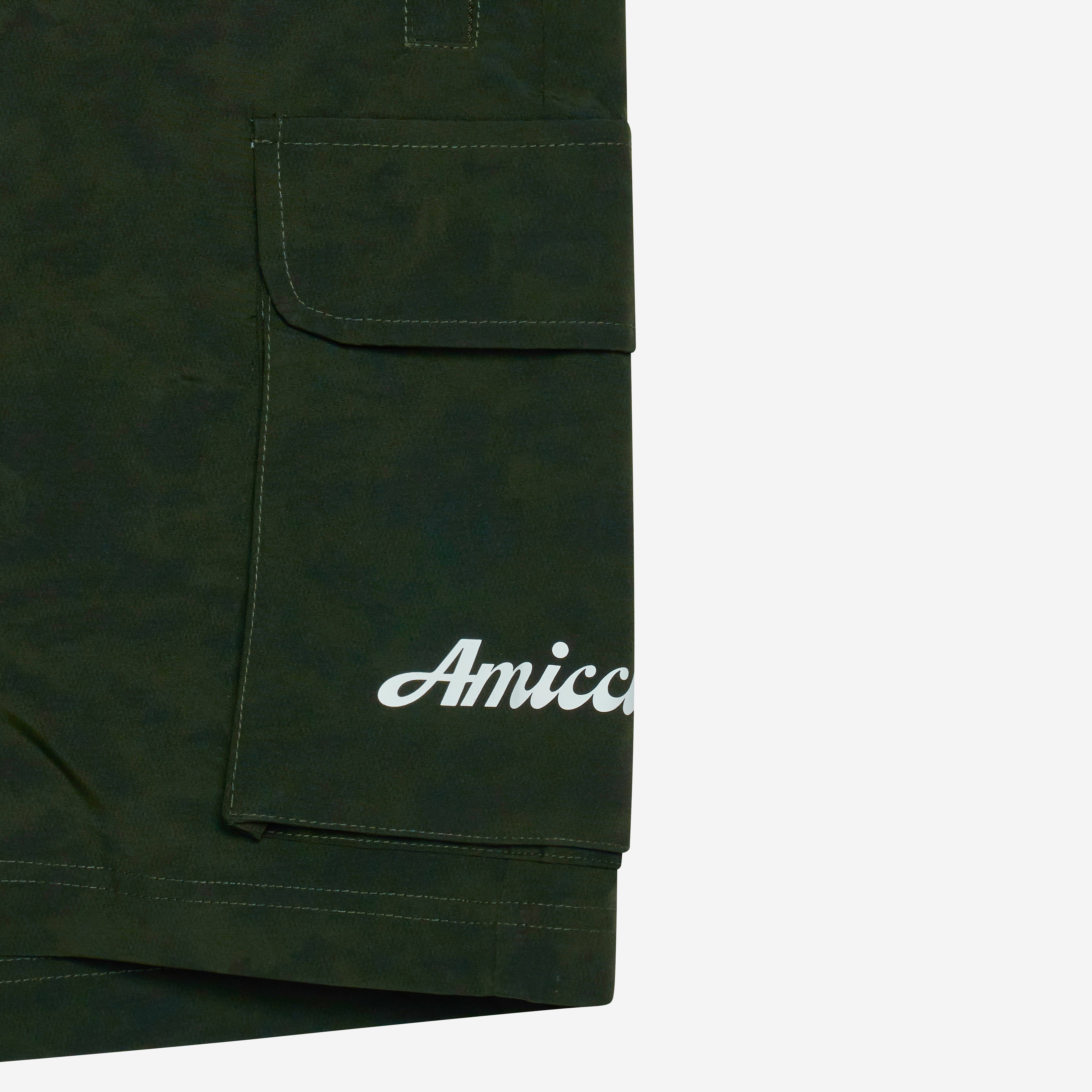Almeria patroon shorts groen