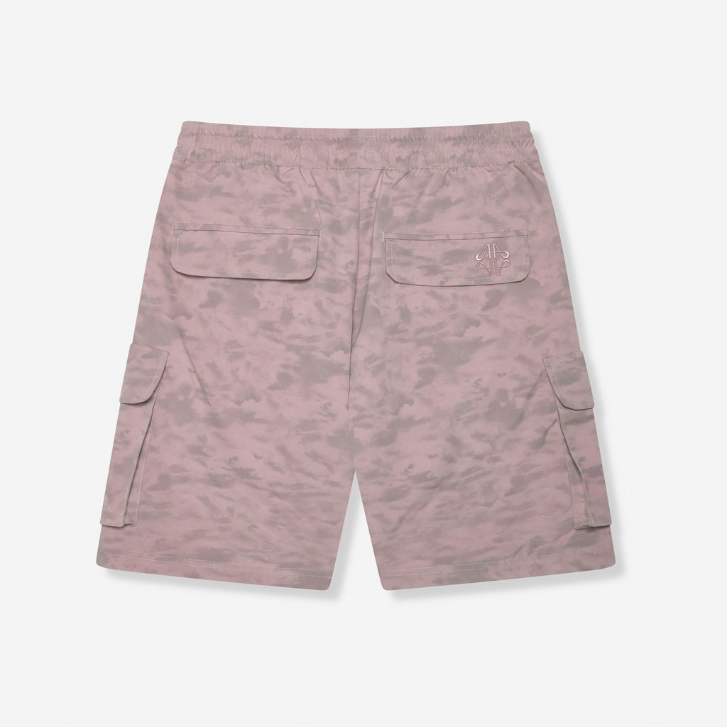 Almeria Patroon Shorts Roze