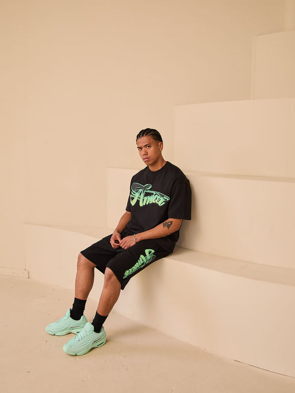 Verdent Graphic Jogger Zwart