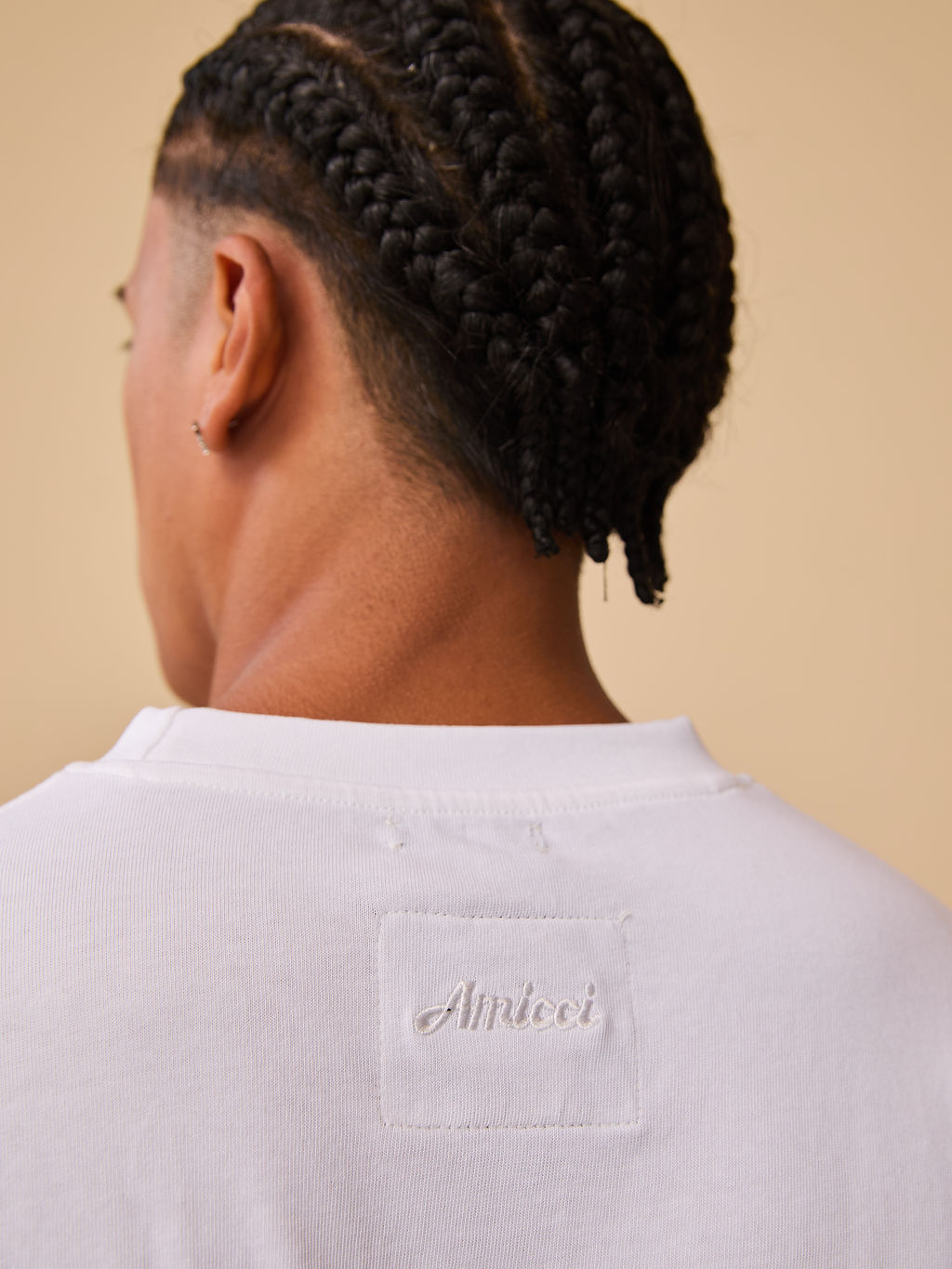 Direction Weißes Grafik-T-Shirt