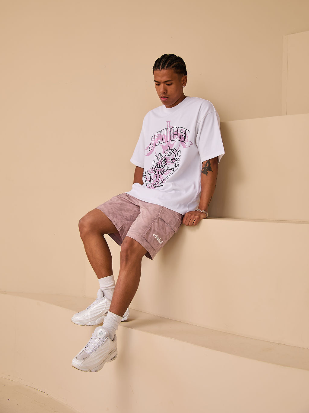 Parade T-Shirt Pink Grafik