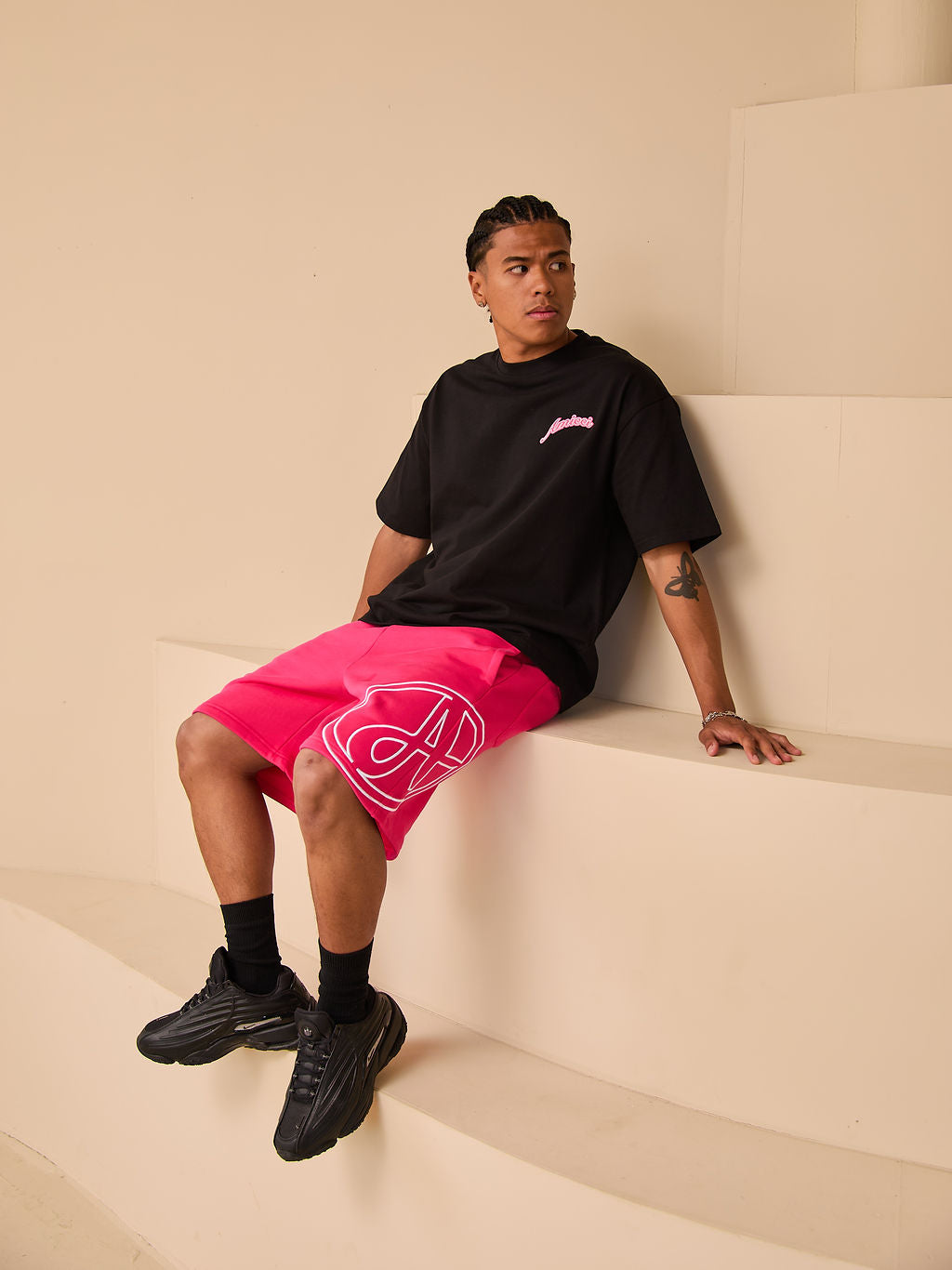 Tiriosa Grafik Oversize T-Shirt