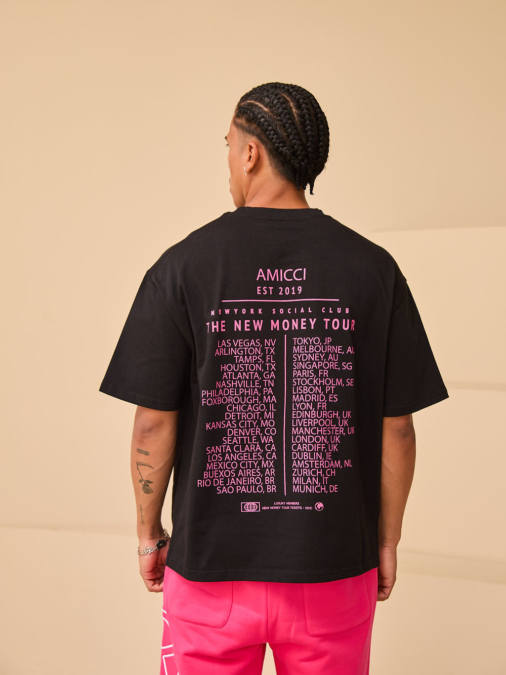 Tiriosa Grafik Oversize T-Shirt