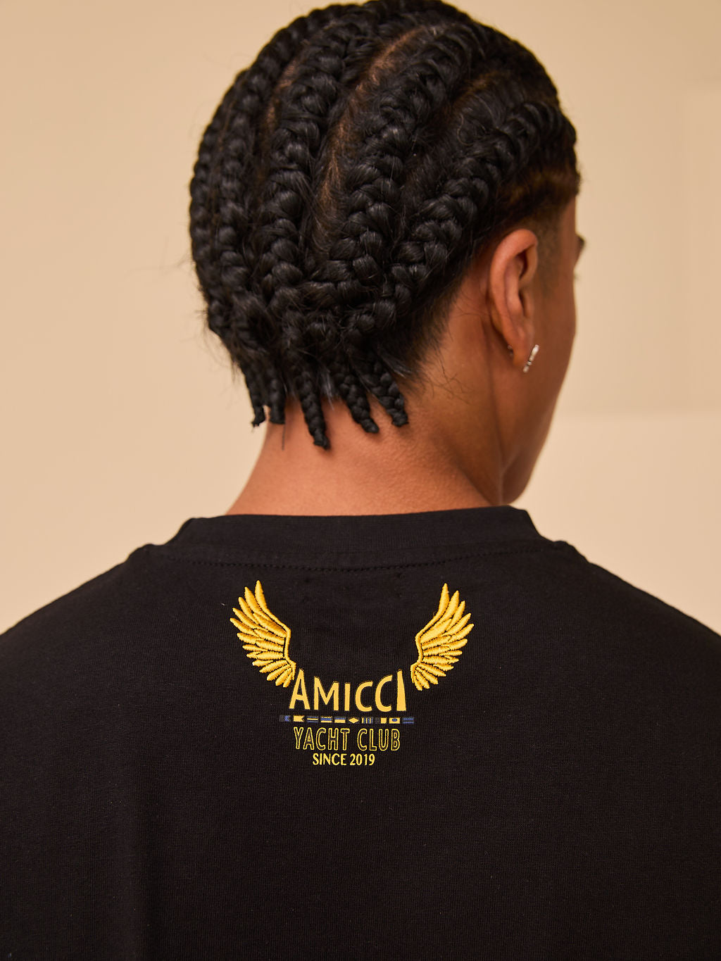 Bayle Oversized T-Shirt Schwarz