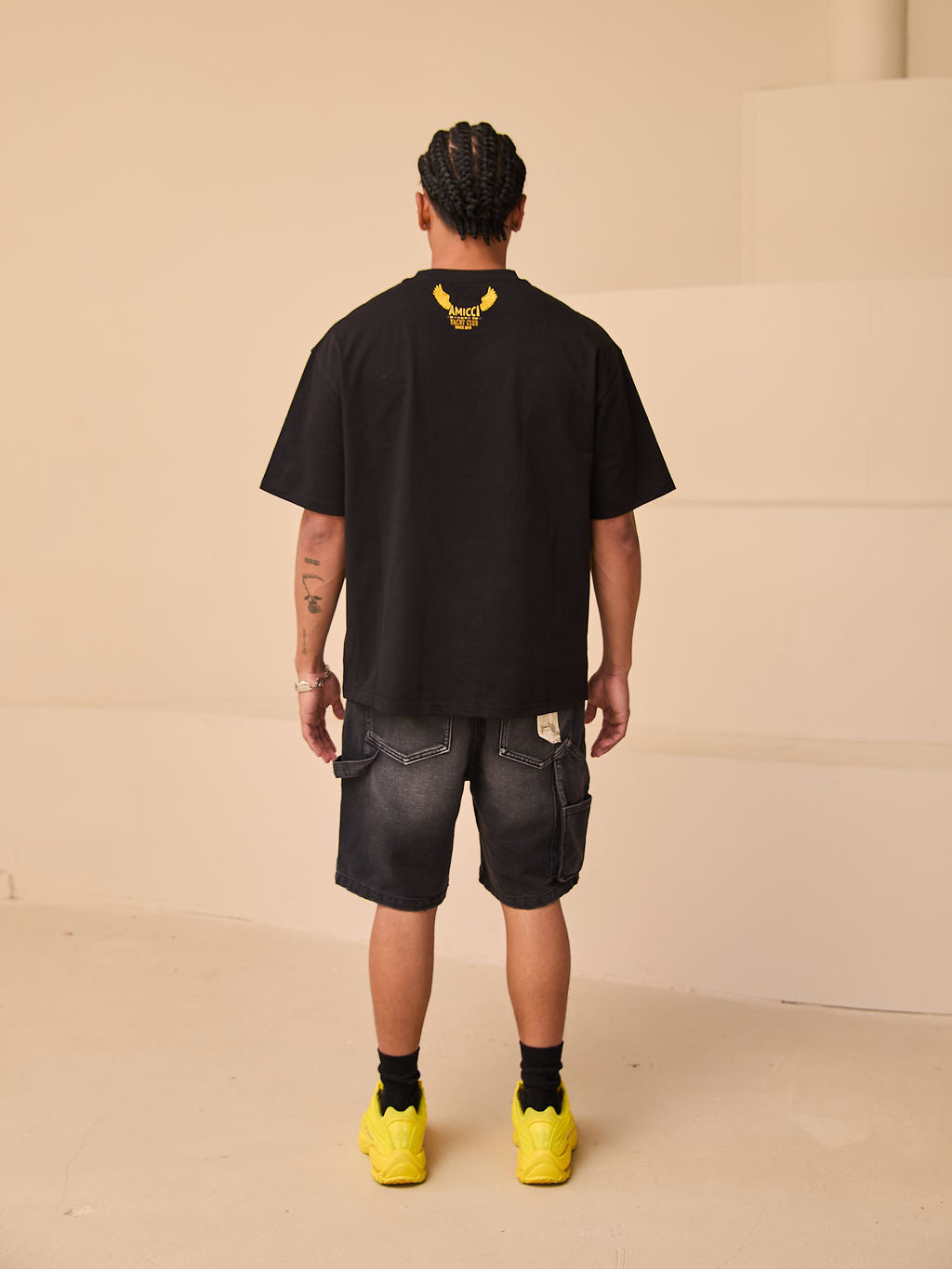 Bayle Oversized T-Shirt Schwarz