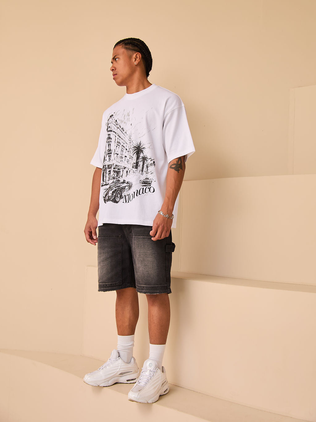 Mason Denim Shorts Black