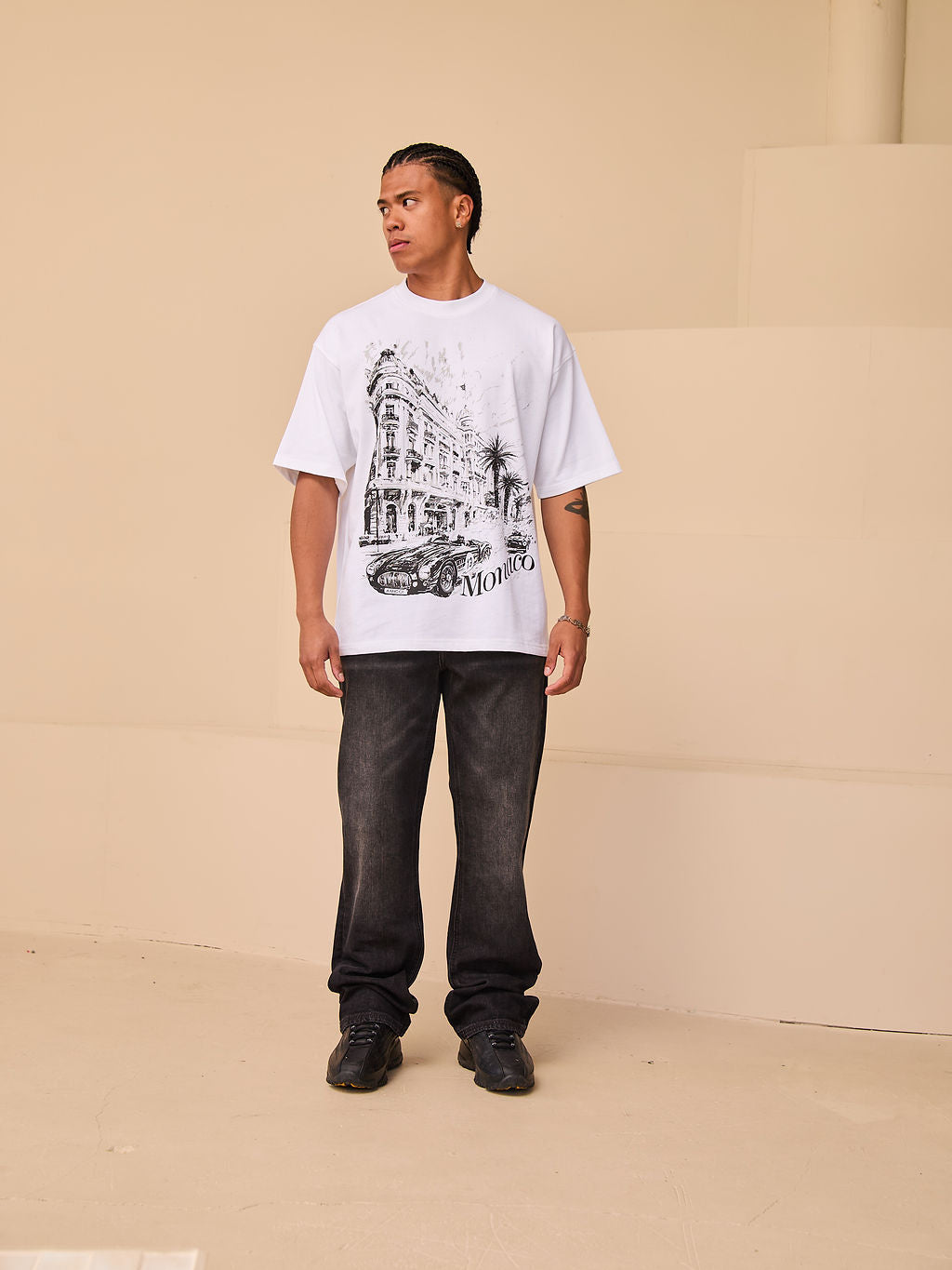 Sienna gewaschene schwarze Denim