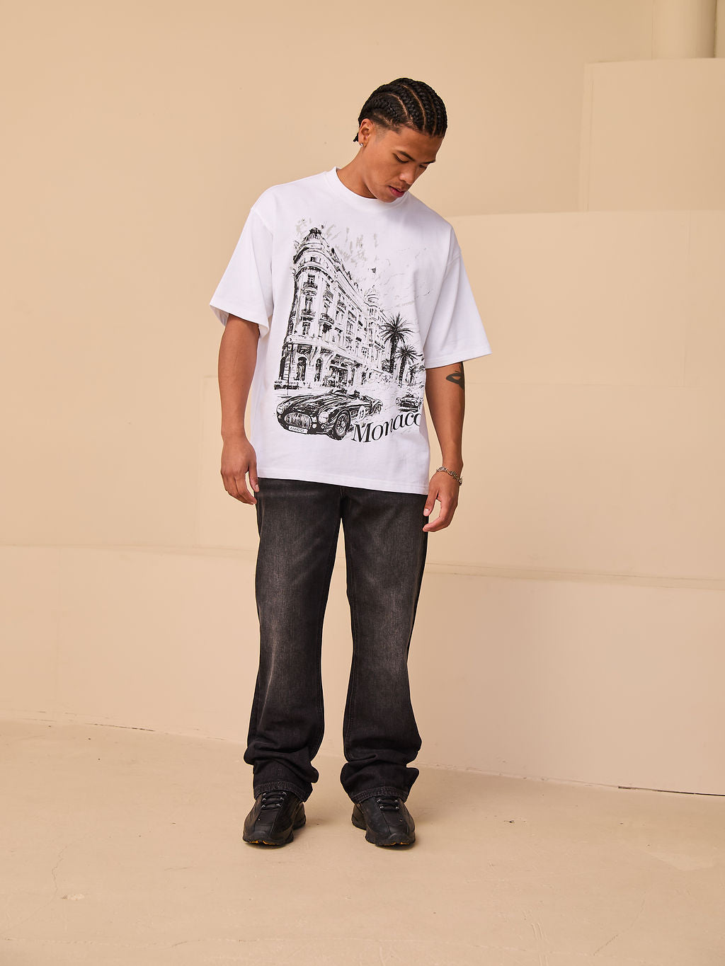 Sienna gewaschene schwarze Denim