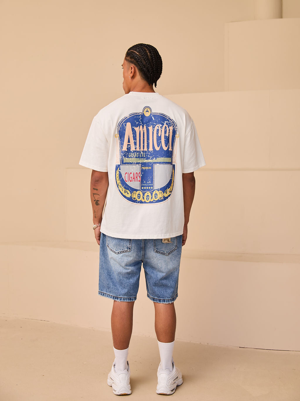 Bulnes Graphic Oversized T-Shirt Wit