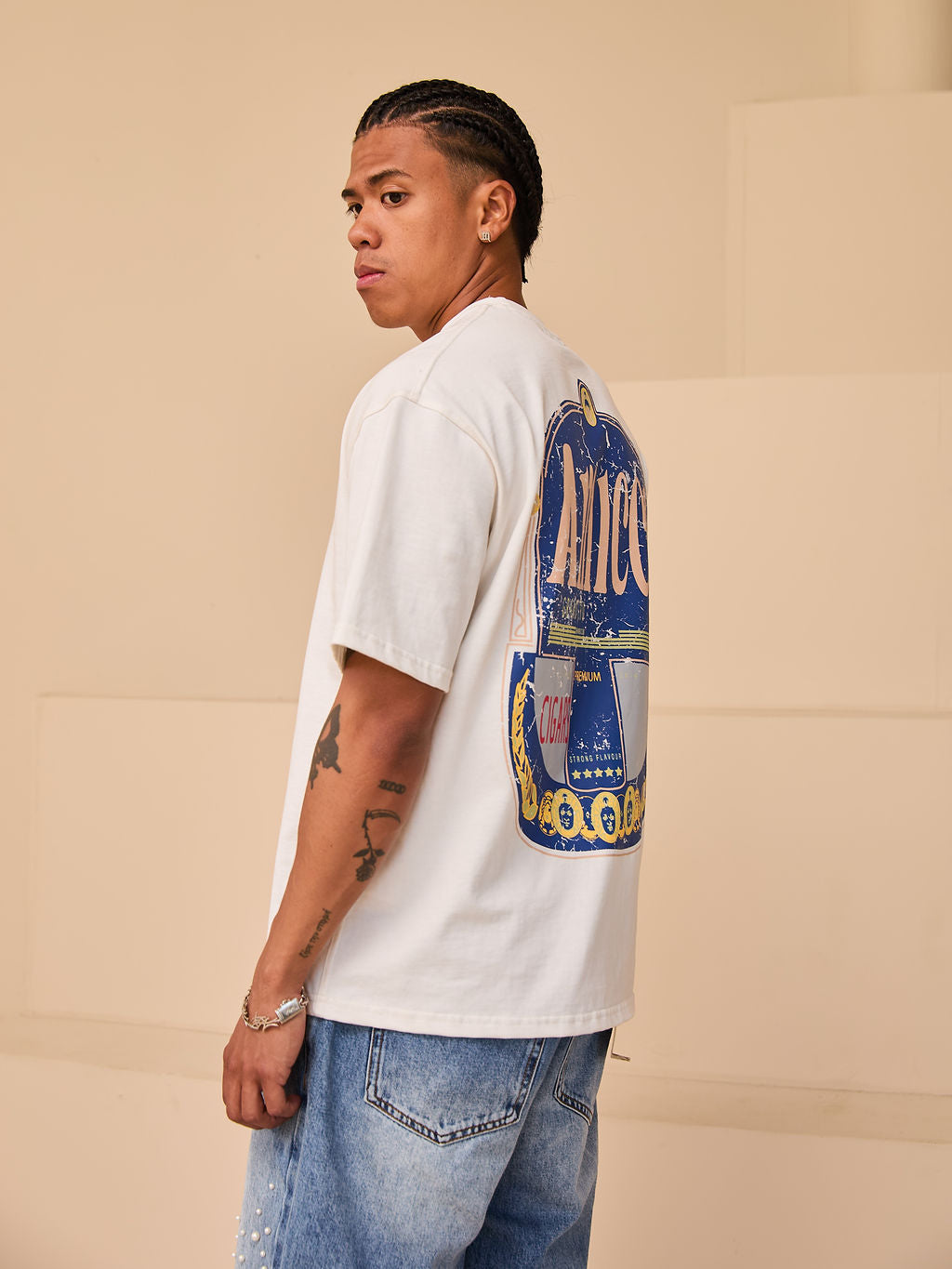 Bulnes Oversized T-Shirt Weiß