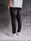 Rocco Schwer Gerissene Schwarze Skinny Jeans