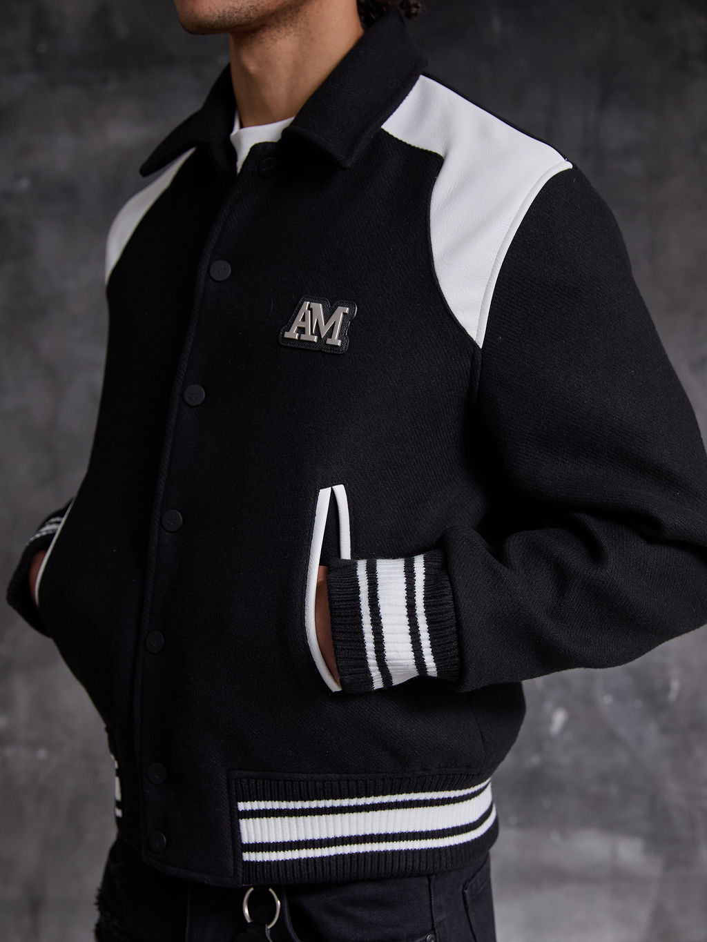 Veste Varsity en Laine Salvitore