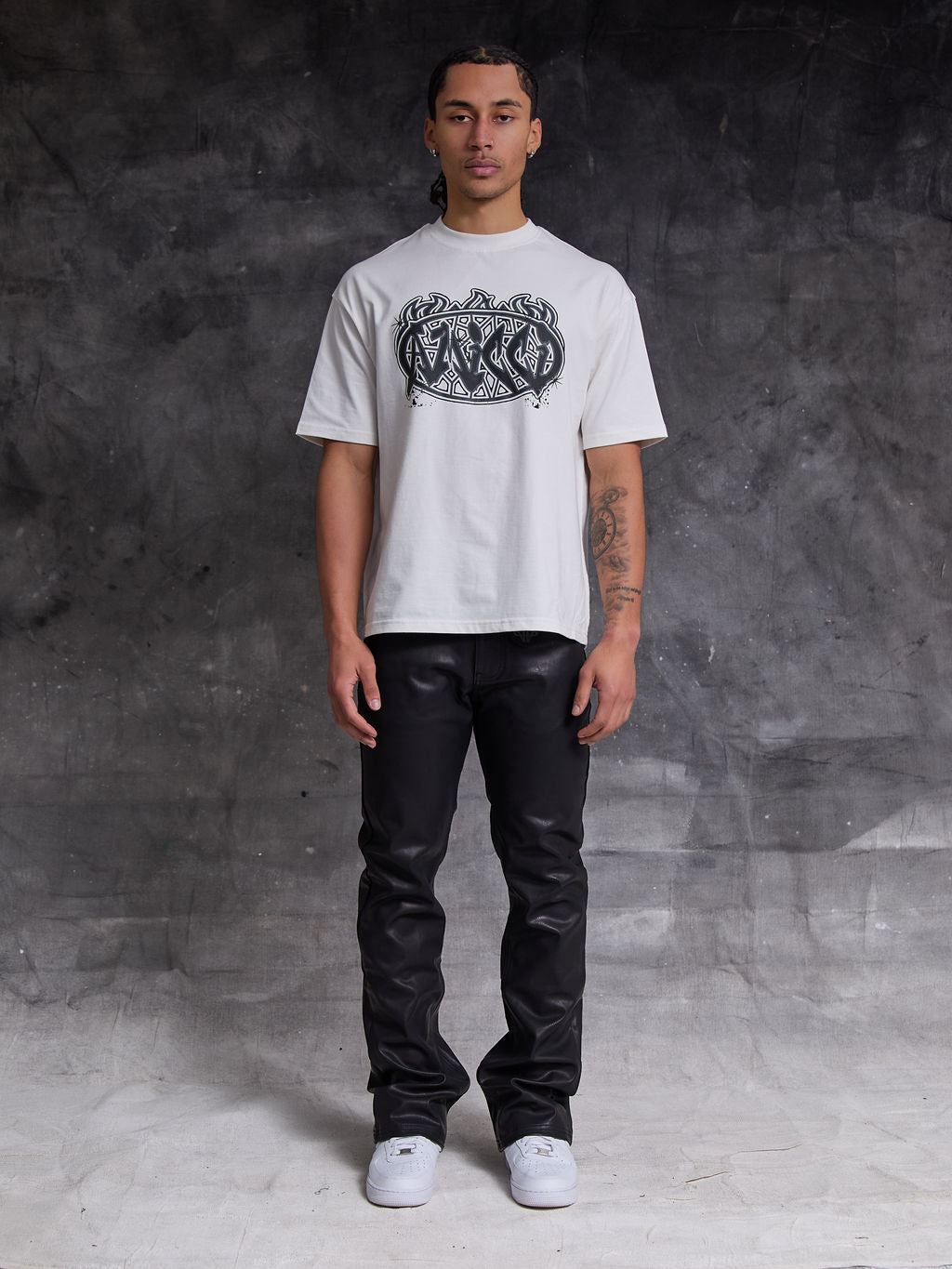 Dario Schwarze Lederhose