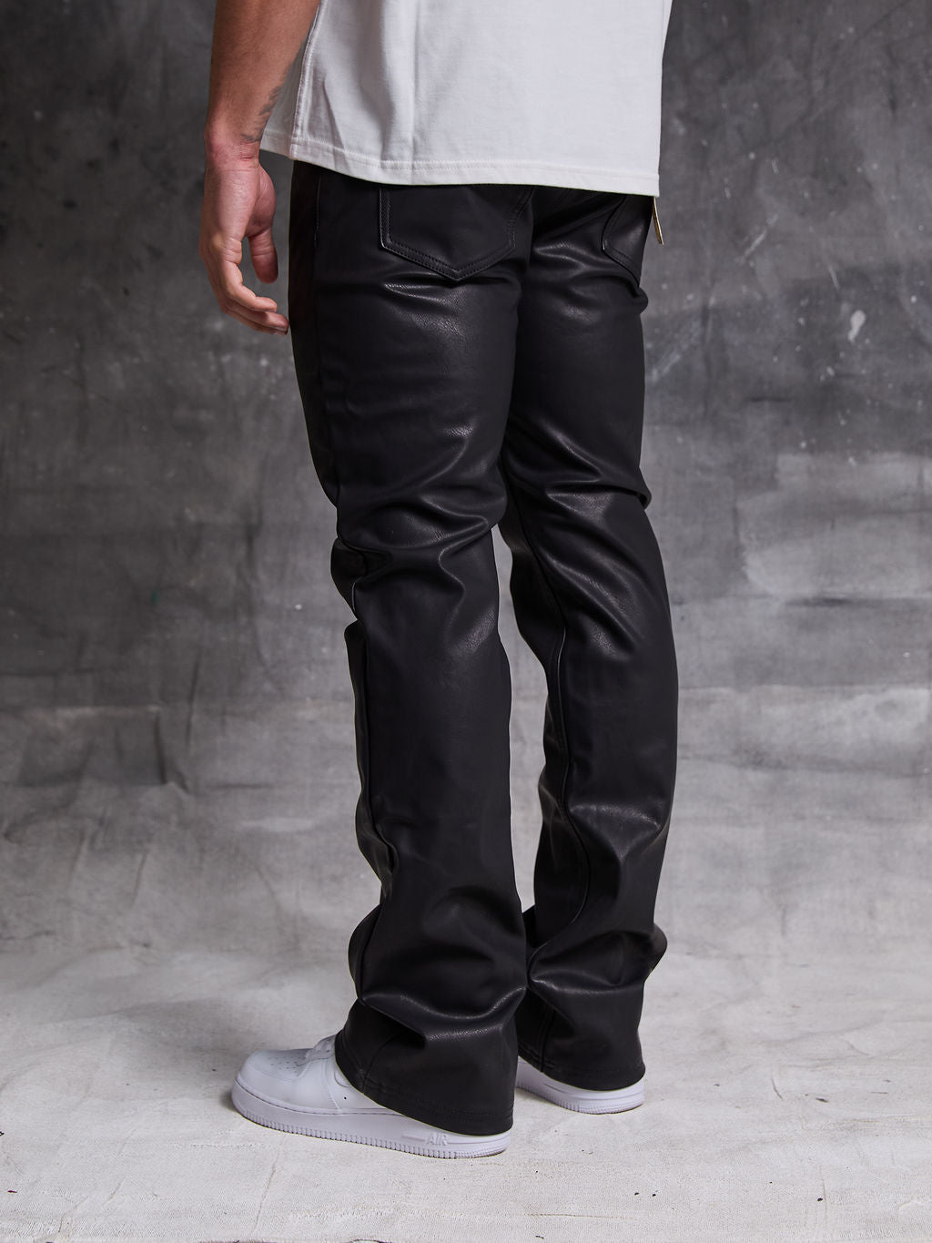 Dario Schwarze Lederhose