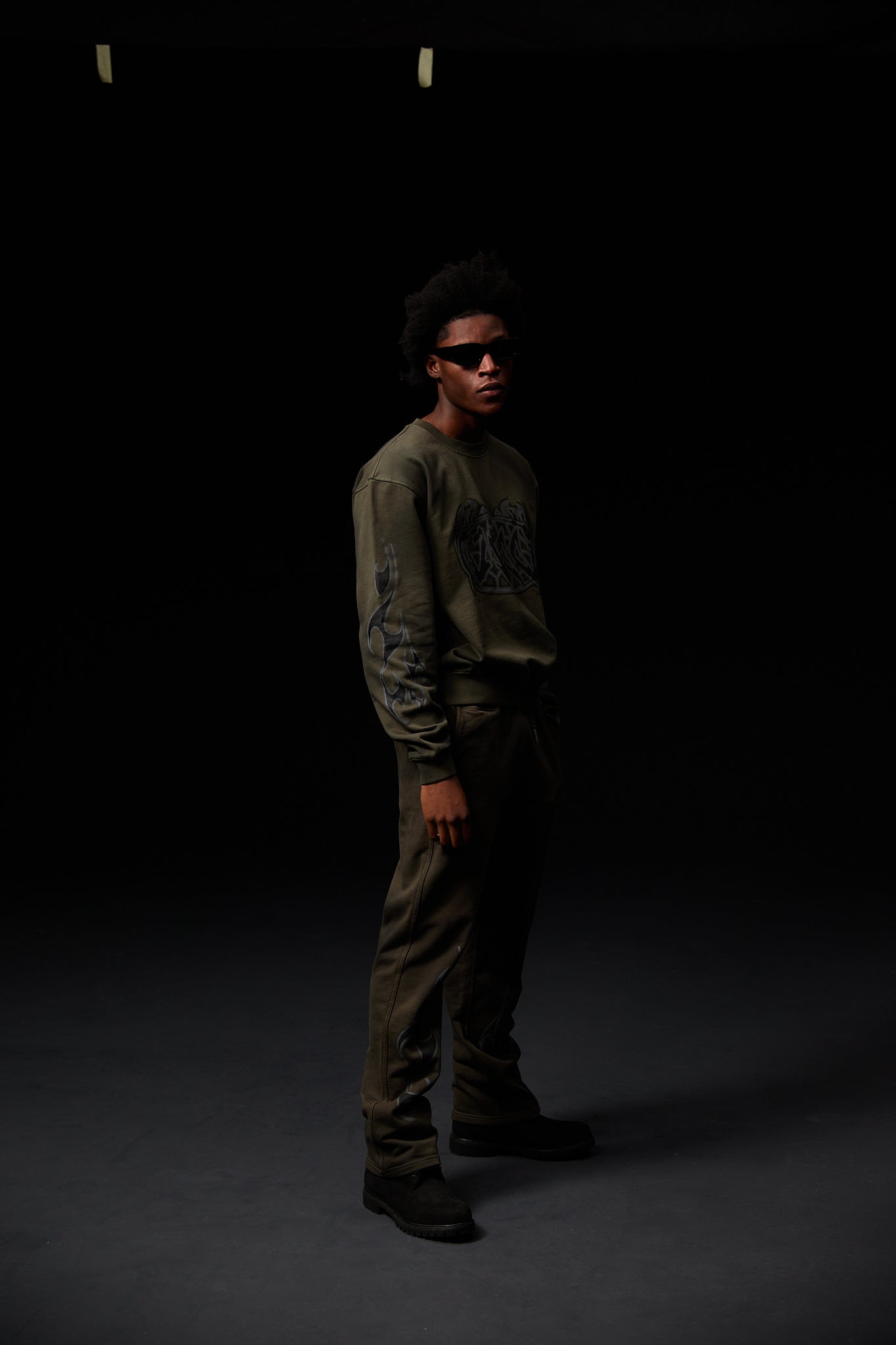 Honova Grafik Hose Grün