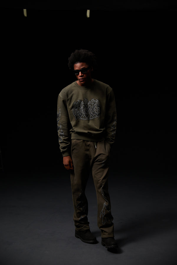 Honova Graphic Broek Groen