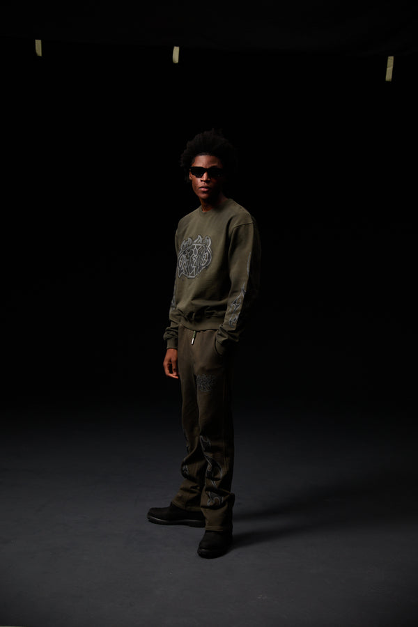 Honova Graphic Broek Groen