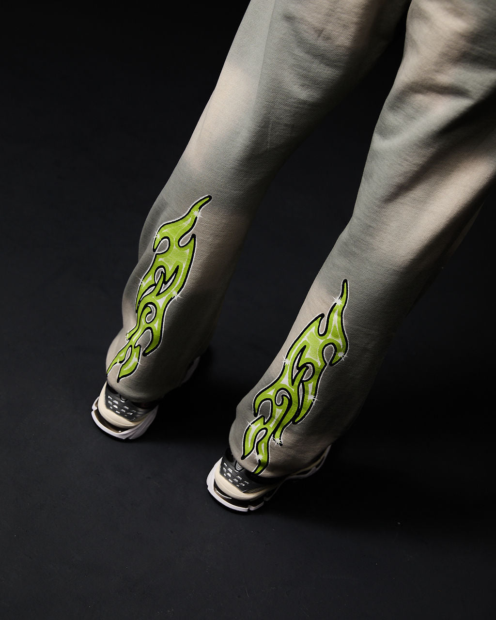 Paola Grafik Jogger Grau