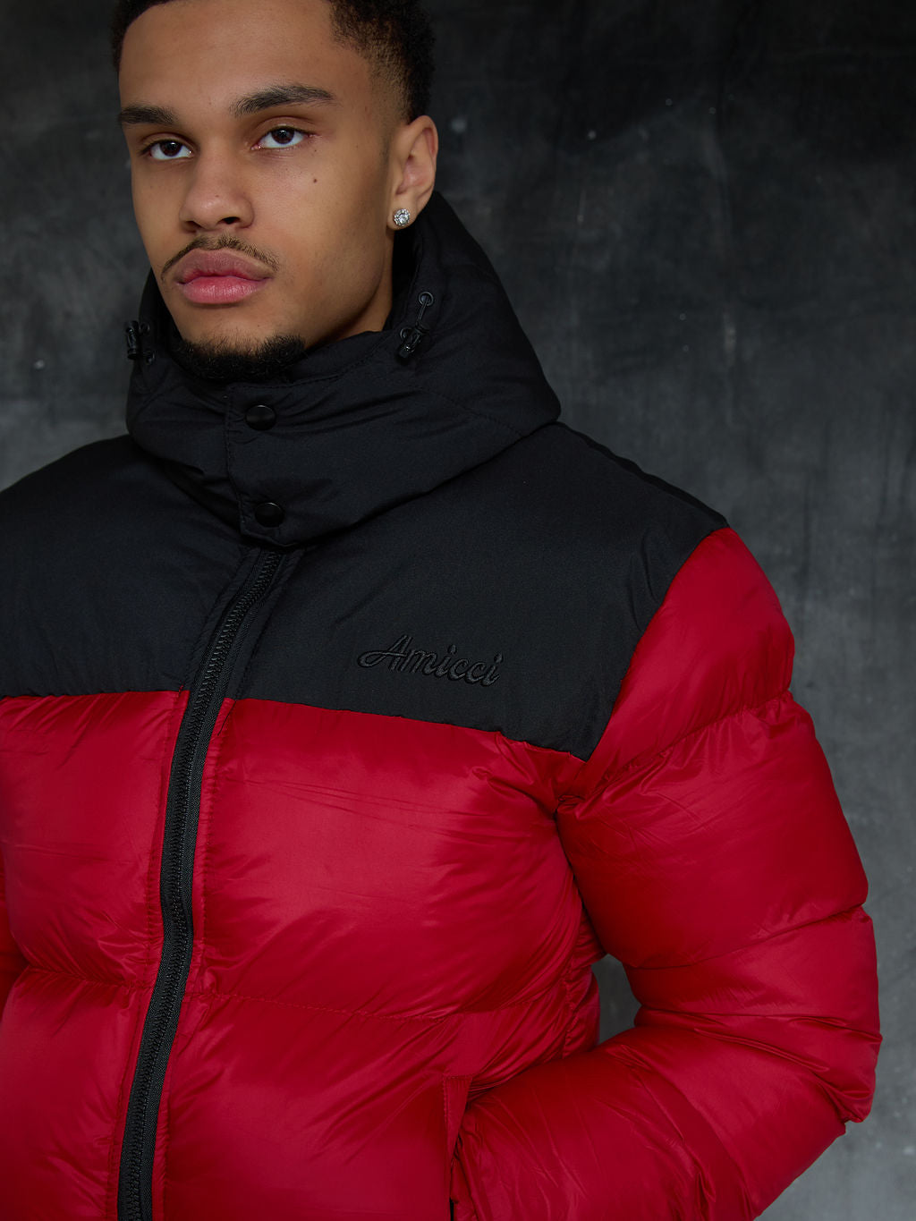 Bellezza Puffer Jacket Rood