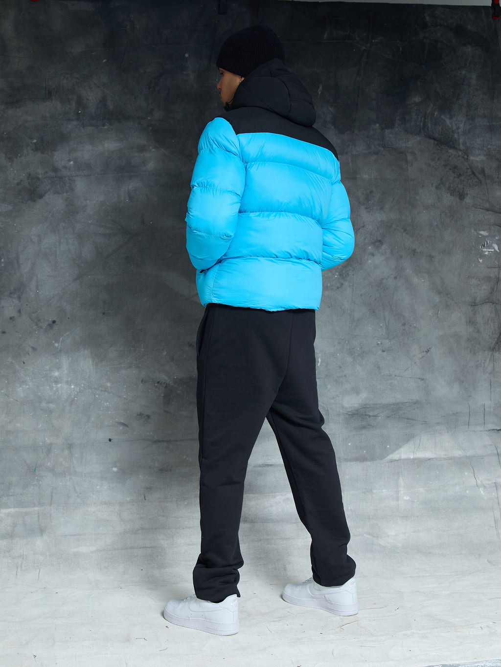 Bellezza Blaue Pufferjacke