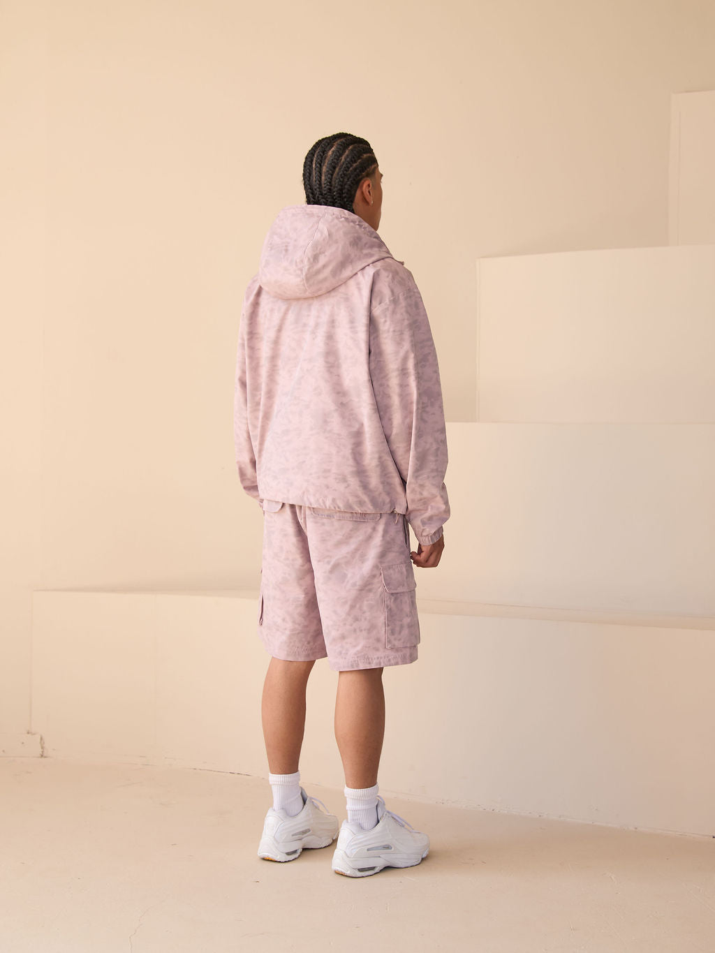 Almeria Windbreaker Set Pink