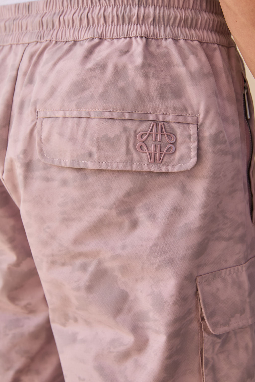 Pantalones Cortos con Patrón Almería Rosa