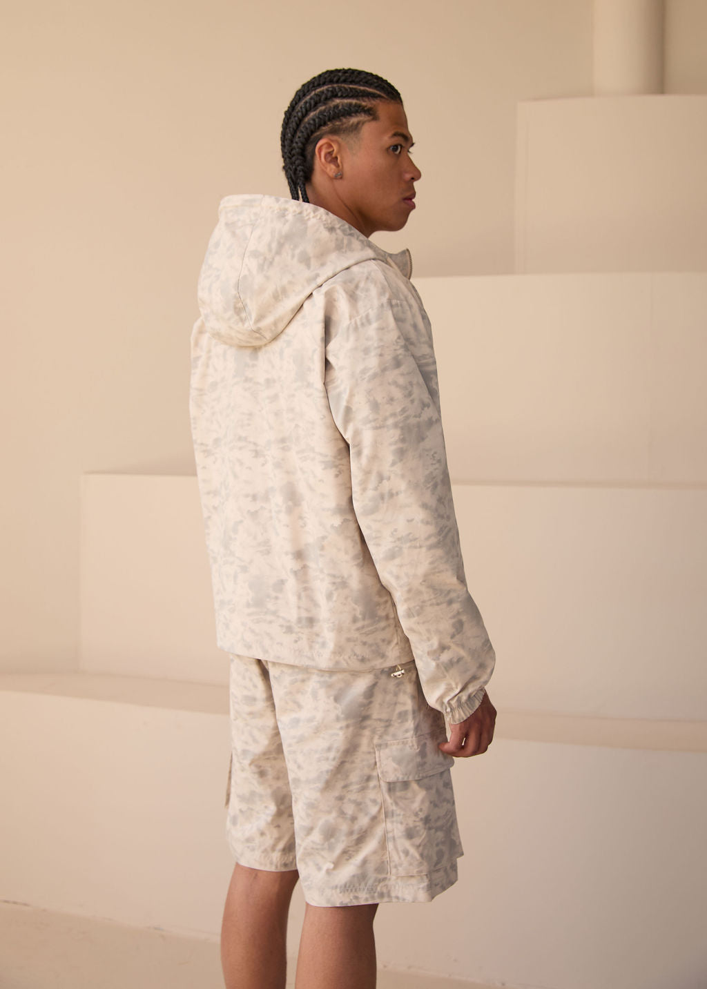 Almeria Windbreaker Set Beige