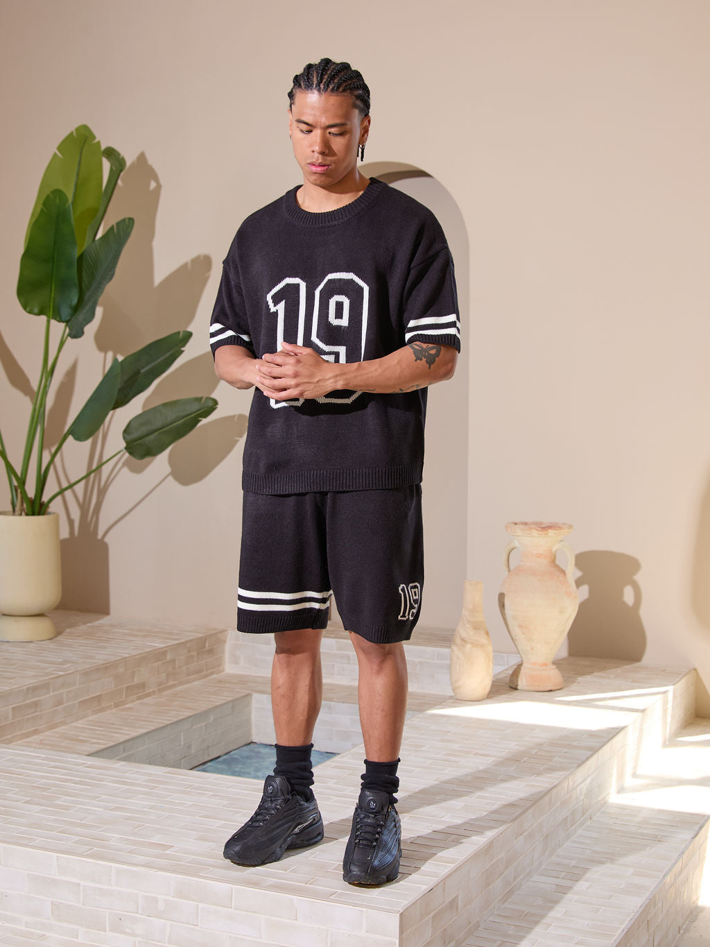 Nantes Jersey de Punto Negro