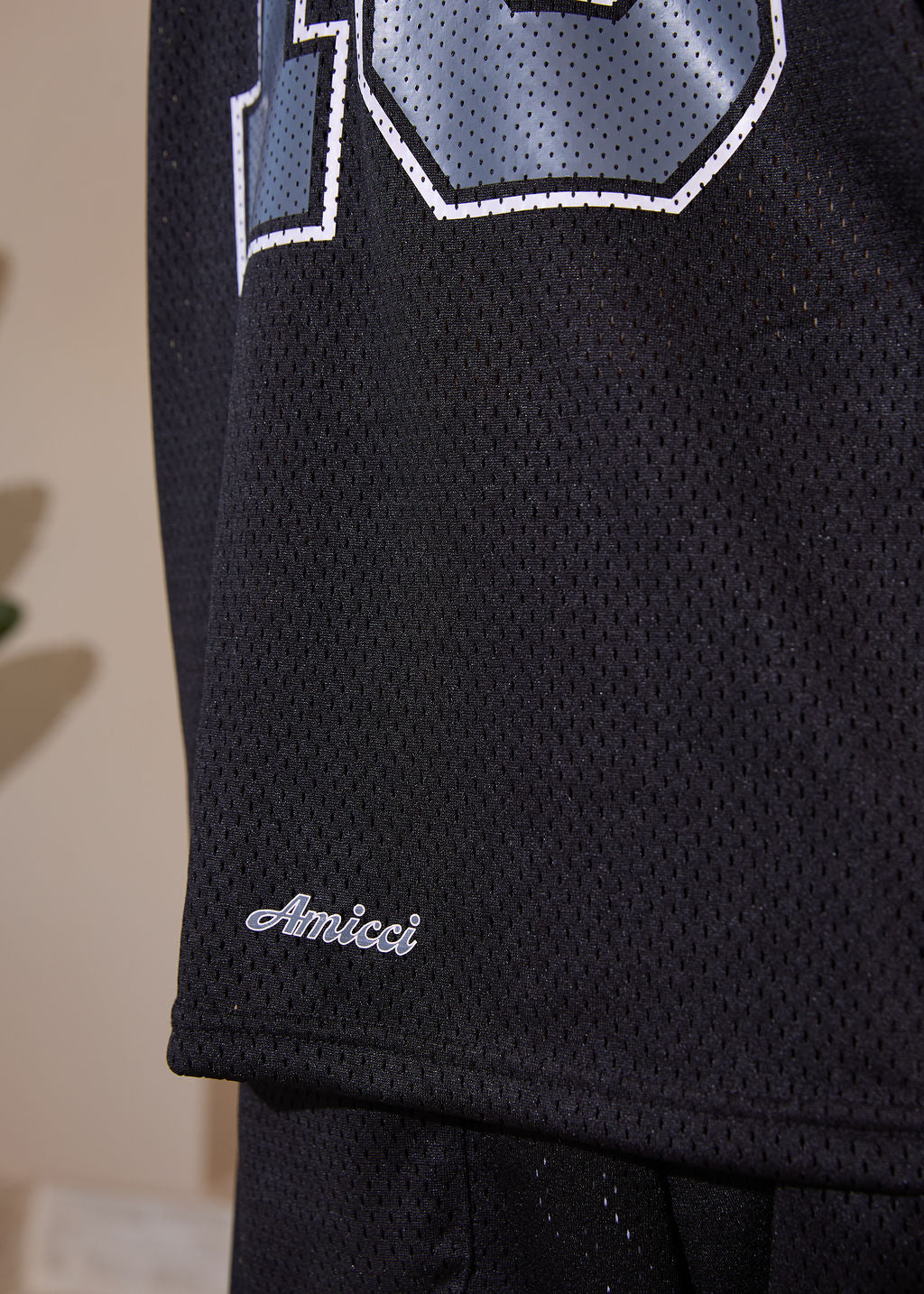 Macizo Mesh Jersey T-Shirt Schwarz