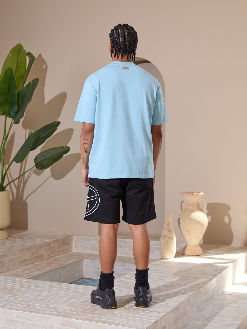 T-shirt graphique Vallea Noir