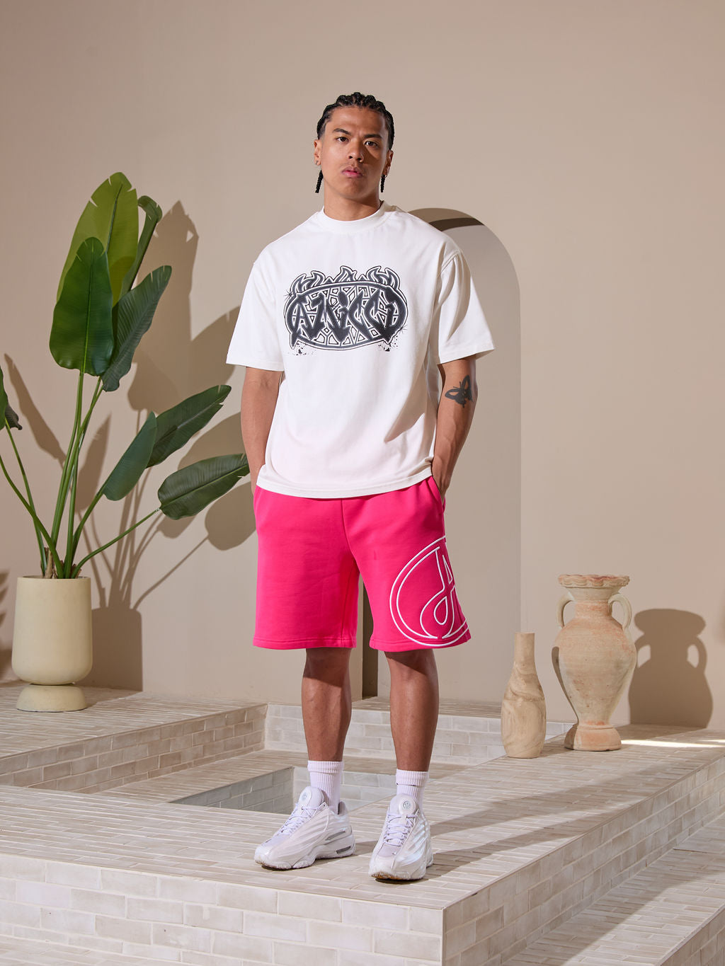 Pantalones Cortos Arves Rosa