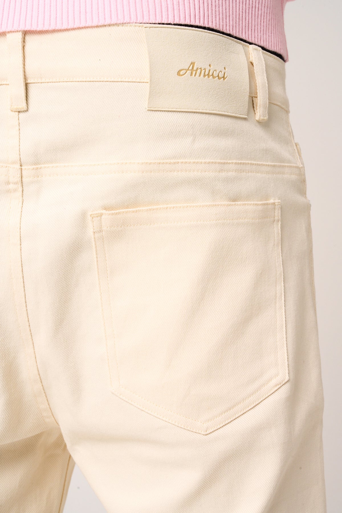 Sarito Cotton Twill Shorts Cream