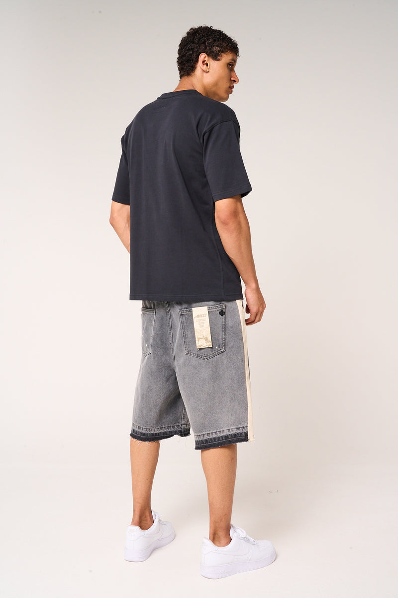 Karim Emblem Logo T Shirt Black