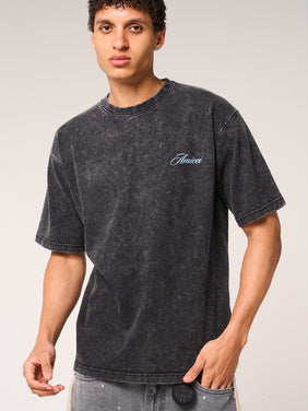 Renato Graphic T Shirt Washed black
